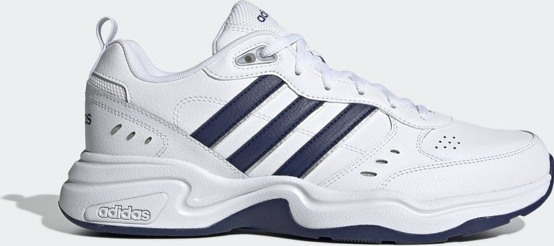 adidas - Strutter - Schoenen - Wit - Gecoat Leer - Vetersluiting