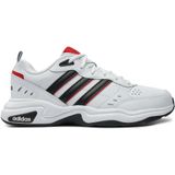 adidas Heren Strutter Shoes, Cloud White / Core Black / Active Red, 46 EU