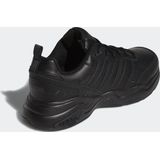 Adidas - Strutter - Schoenen - Zwart - Gecoat Leer - Vetersluiting