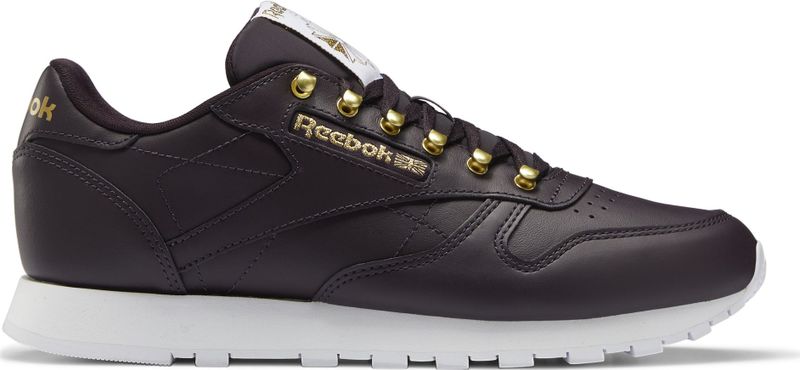 Reebok - Classics Low - Dames Sportschoenen - Leren Bovenkant - Gouden Accenten