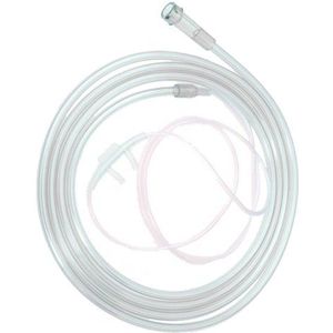 Zuurstofbril, neusbril, DEHP-vrij, 10 stuks, zuurstofbril, neusbril, zacht/zacht, transparant, met 210 cm O2-slang, zuurstofbril, neusbril