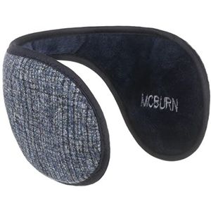 McBURN Veramon Oorwarmers Dames/Heren - Made in Italy oor bescherming voor Herfst/Winter - One Size donkerblauw