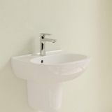 Villeroy & Boch O.novo Compact fontein 50x40cm met overloop 1 kraangat wit 53605001