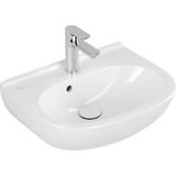 Villeroy & Boch O.novo Compact fontein 50x40cm met overloop 1 kraangat wit 53605001