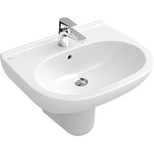 Villeroy&boch - v+b Waschtisch o. novo m hl m Überlauf oval 650x510mm weiß