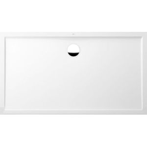 Villeroy & Boch Futurion Flat douchebak quaryl rechthoekig 150x100x2,5cm wit UDQ1510FFL2V01