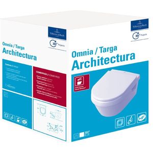 Villeroy & Boch Architectura - Combipack - Hangend Toilet - Wit - Keramiek