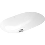 Villeroy & Boch O.novo onderbouwwastafel 53x32cm met overloop zonder kraangatbank ceramic+ wit 416250R1