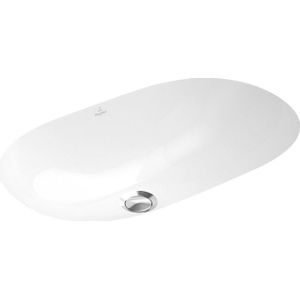 Villeroy & Boch O.novo onderbouw wastafel 53x32cm zonder kraangat overloop wit 41625001