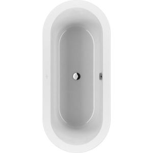 Villeroy & Boch Loop en friends bad 180x80cm met ovale binnenvorm wit UBA180LFO7V-01