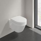 Villeroy & Boch Omnia Architectura Compact closetzitting met deksel met softclose en quick release wit 9M66S201