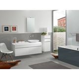 Villeroy & Boch Squaro Edge 12 kunststof bad quaryl rechthoekig 160x75x45cm incl. poten en afvoer /overloopcombinatie wit UBQ160SQE2DV-01