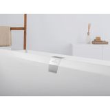 Villeroy & Boch Squaro Edge 12 kunststof bad quaryl rechthoekig 170x75x45cm incl. poten en afvoer /overloopcombinatie wit