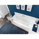 Villeroy & Boch Squaro Edge 12 tweepersoons inbouwbad 190 x 90 cm quaryl hoogglans wit