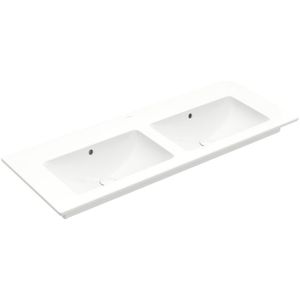 Villeroy & Boch Venticello Wastafel - 130x50cm - zonder kraangat - overloop - wit 4111dj01
