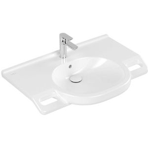 Villeroy & Boch O.novo Vita wastafel Vita met 1 kraangat met overloop 80x55cm wit 41208001