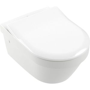 Villeroy & Boch - Wc-bril met scharnieren wit wit