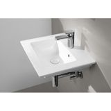 Villeroy & Boch Venticello fontein 50x42cm 1 kraangat met overloop CeramicPlus wit