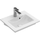 Villeroy & Boch Venticello fontein 50x42cm 1 kraangat met overloop CeramicPlus wit