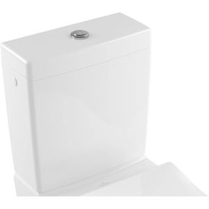 Villeroy & Boch Subway 2.0 duoblokreservoir + binnenwerk met dualflush spaarknop met zij /achteraansluiting wit 57061101