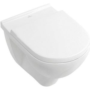 Villeroy & Boch Toilet- Wand - Keramiek - Wit - Softclose systeem