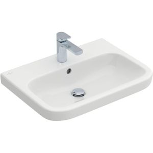 Villeroy & Boch Waschbecken Architectura 650x470mm Rechteck 1 Hahnloch mit Überlauf Weiß Alpin