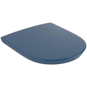 Villeroy & Boch O.novo Vita closetzitting met deksel met greeprand met doorlopende pen blauw 9M7261P1