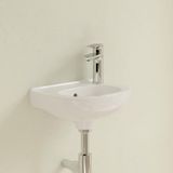 Villeroy & Boch O.novo fontein 36x27.5cm kraangat rechts met overloop wit 53603801