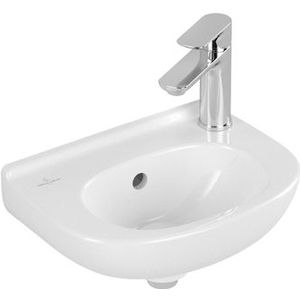 Villeroy & Boch O.novo Compact fontein met overloop met 1 kraangat rechts 36x27.5cm ceramic+ wit 536038R1