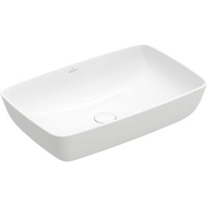 Villeroy & Boch Artis opzetwastafel rechthoekig 58x38cm zonder overloop wit 41725801