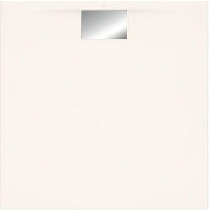 Villeroy & Boch Architectura douchebak 90x90x1.5cm metalrim creme uda9090ara115v-2s