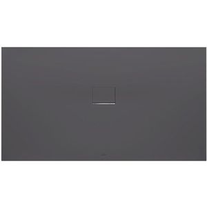 Villeroy & Boch SQUARO INFINITY Douchebak 180x90x4cm 90cm rechthoek Quaryl Antraciet udq1890sqi2bv-1s