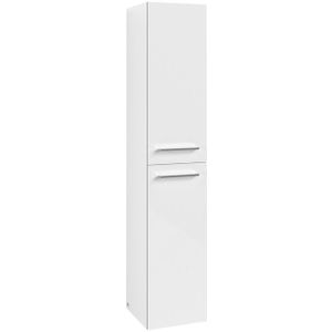 Villeroy & Boch Avento kast hoog 35x37x176cm 2x deur scharnier links crystal white A89400B4