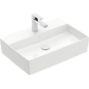 Villeroy & Boch Memento 2.0 Opzet Wastafel - 60x42cm - zonder overloop - ceramic+ - wit 4a0761r1
