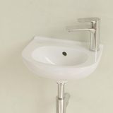 Villeroy & Boch O.novo fontein 36x27,5 kraangat links wit