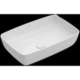 Villeroy & Boch Artis opzetwastafel rechthoekig 58x38x12.5cm Ceramic+ stone white