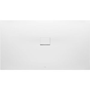 Villeroy & Boch Squaro Infinity kunststof douchebak quaryl rechthoekig 100x90x4cm mat wit UDQ1090SQI2V-RW