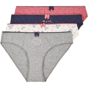 Happy Shorts Kerst Slips Dames 4-Pack D685 - Maat 42 - Onderbroek