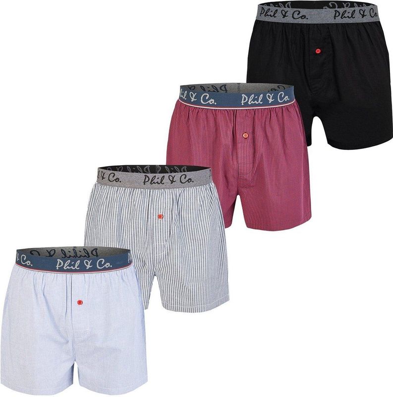 Boxershorts - Classic Checks - 4-Pack