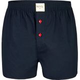 Phil & Co - Wijde Boxershorts - Effen Zwart - 3-Pack