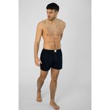 Phil & Co - Wijde Boxershorts - Effen Zwart - 3-Pack