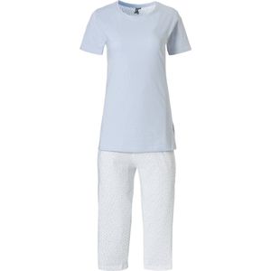 By Louise - Capri Korte Pyjama Set - Wit - 100% Katoen