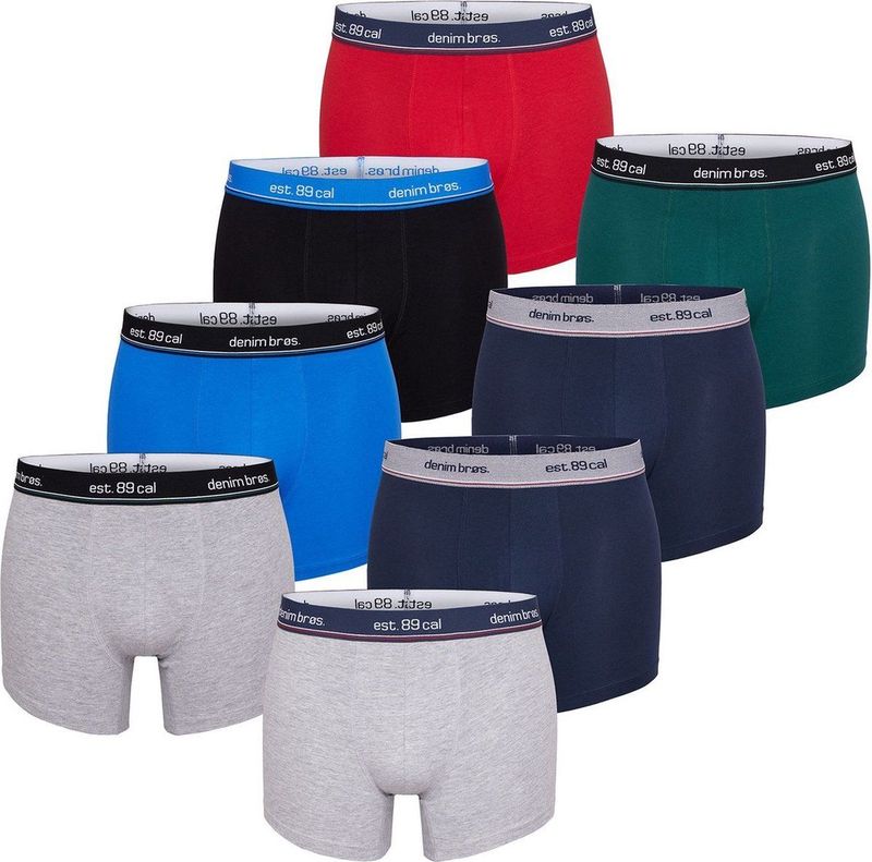 MG-1 - Retro Boxer - Multi-kleuren - 8-Pack - Herenboxershorts