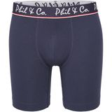 Phil & Co - Boxershorts - Blauw/Rood - 3-Pack - Lange Pijpen