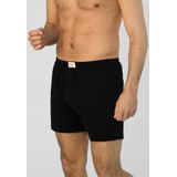 Phil & Co Wijde Boxershorts Jersey Stretch Effen Zwart 3-Pack - Maat M - Losse boxershort heren