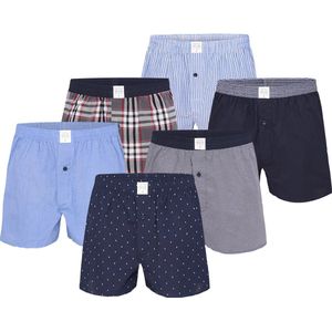 Boxershorts - Klassiekers 6-Pack - Katoen - Zwart - Ademend en Duurzaam