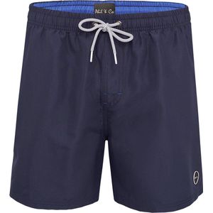 Phil & Co - Polyester Zwemshort - Navy Blauw - Elastische Tailleband