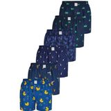 MG-1 - Wijde Boxershorts - Katoen - Multipack van 6 Stuks - Met Print