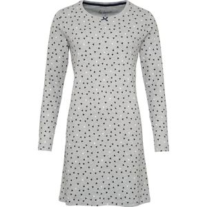 By Louise - Dames Nachthemd - Winter - Hartjes - Interlock - Katoen