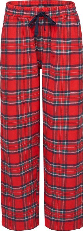 By Louise - Pyjamabroek - Geruit - Rood - Flanel